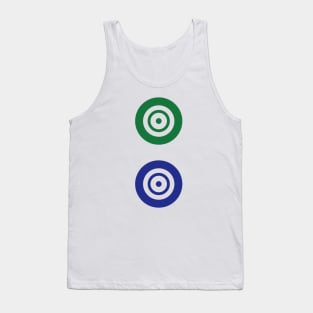 Two Circle Wheel Dot Er Tong 筒 Tile. It's Mahjong Time! Tank Top